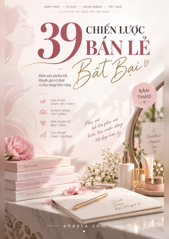 Bìa bản thảo 39 chiến lược bán lẻ